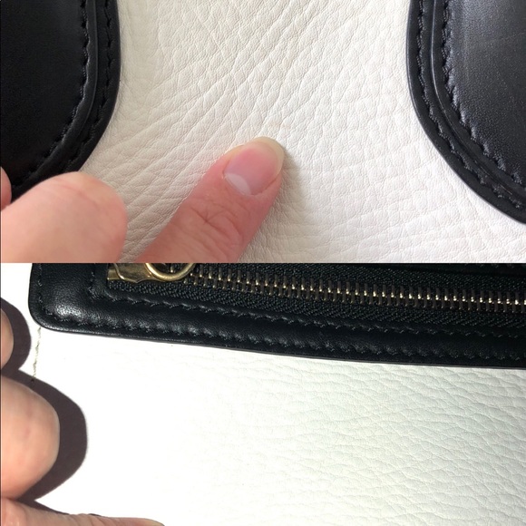 Celine Mini Luggage Tote Black & White - Picture 2 of 8